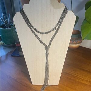 Elegant Silver Chain Necklace